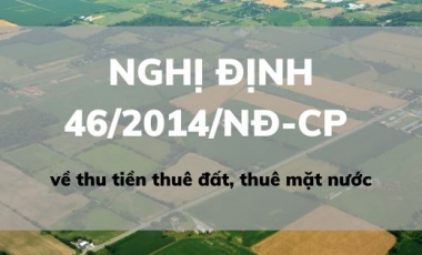 Nghị định 46/2014/NĐ-CP về thu tiền thuê đất, thuê mặt nước Hoàng Thịnh Luật