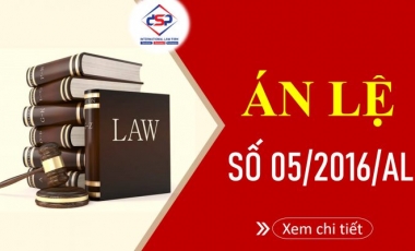 Án lệ số 05/2016/AL về vụ án  Hoàng Thịnh Luật