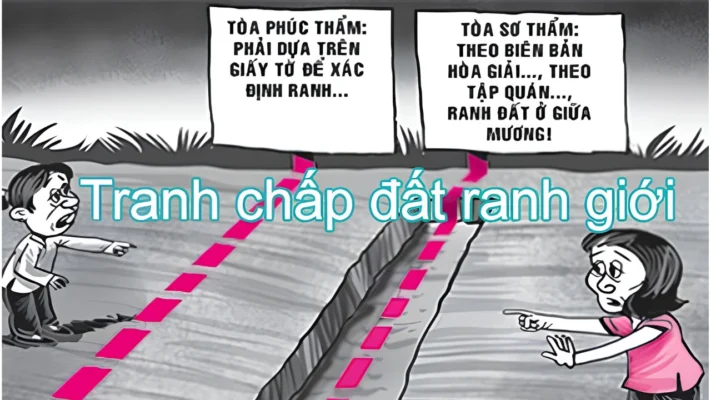 Phân biệt tranh chấp đất đai với tranh chấp liên quan đến đất đai