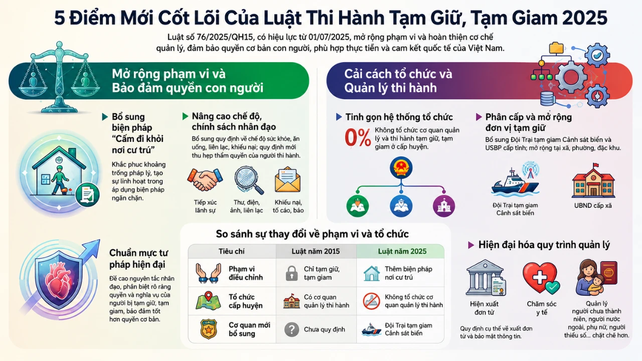 Người bị cấm đi khỏi nơi cư trú có quyền và nghĩa vụ cụ thể trong suốt thời gian chấp hành lệnh.