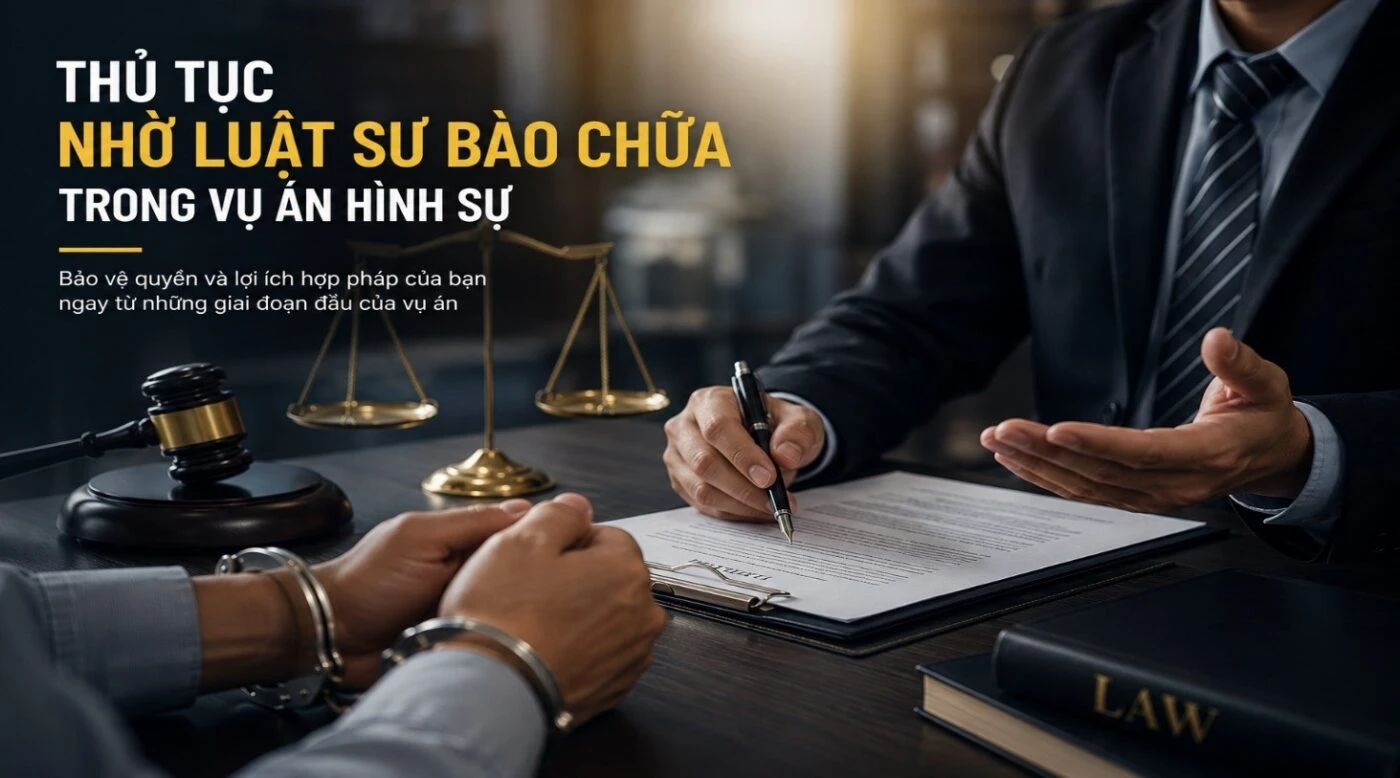 Thủ tục nhờ luật sư bào chữa trong vụ án hình sự được thực hiện như thế nào? Tìm hiểu quyền mời luật sư, thời điểm luật sư tham gia tố tụng và những lưu ý quan trọng để bảo vệ quyền lợi hợp pháp. Thủ tục nhờ luật sư bào chữa trong vụ án hình sự được thực hiện như thế nào? Tìm hiểu quyền mời luật sư, thời điểm luật sư tham gia tố tụng và những lưu ý quan trọng để bảo vệ quyền lợi hợp pháp.