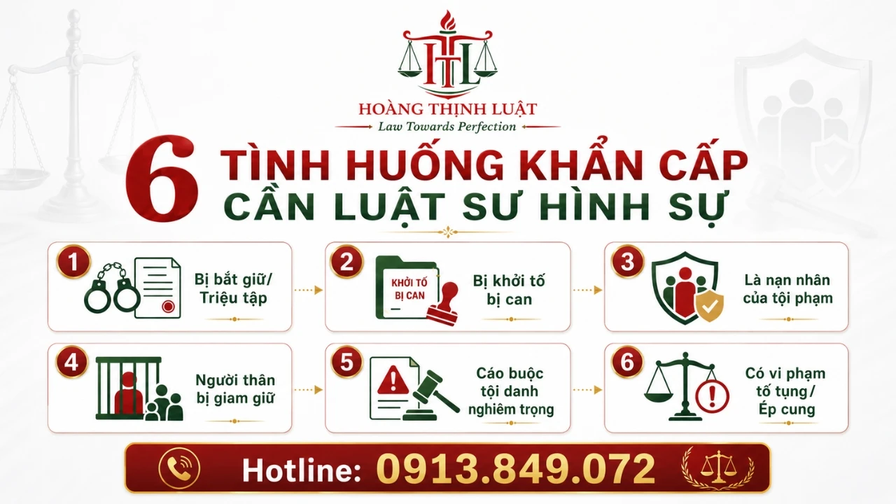 Khi Nào Cần Luật Sư Hình Sự