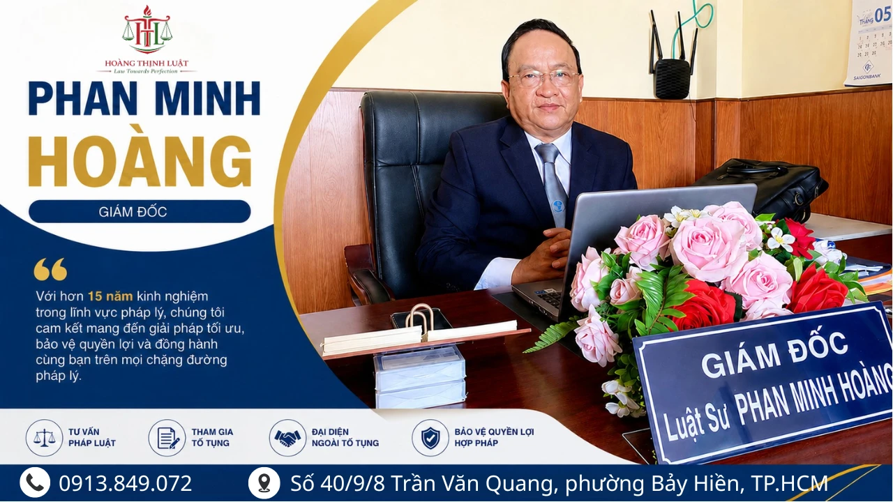 Phan Minh Hoàng là Luật Sư Tranh Chấp Đất Đai Giỏi Với 15 Năm Kinh Nghiệm Uy Tín