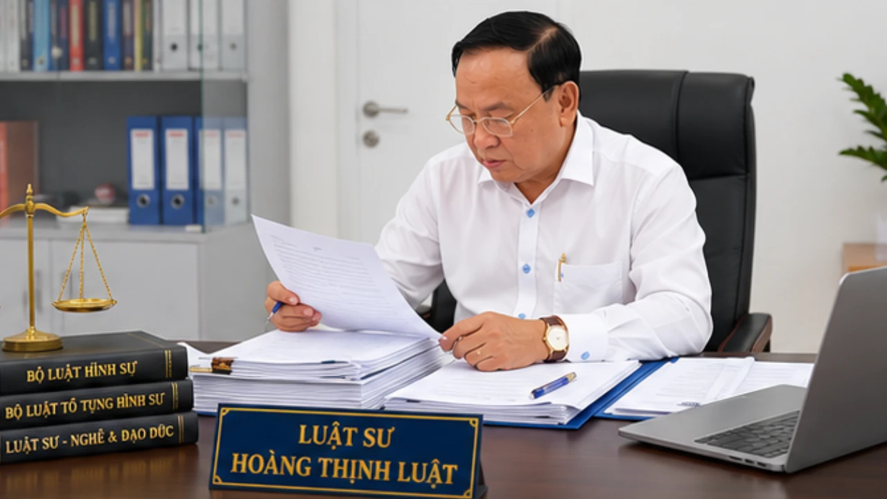 Luật sư hình sự HCM nghiên cứu hồ sơ vụ án chuyên sâu tại Hoàng Thịnh Luật Luật sư hình sự HCM nghiên cứu hồ sơ vụ án chuyên sâu tại Hoàng Thịnh Luật