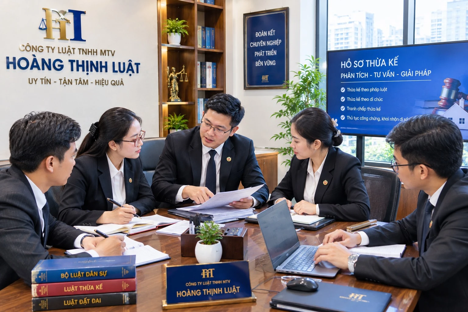 Đội ngũ chuyên gia tư vấn di chúc HCM tại Hoàng Thịnh Luật – uy tín, tận tâm, chuyên nghiệp