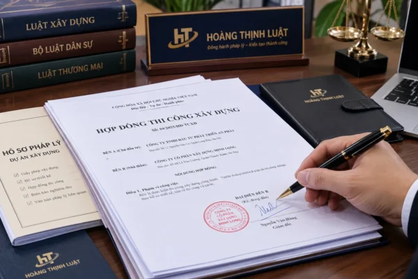 Hồ sơ pháp lý đầy đủ là nền tảng quan trọng để giải quyết tranh chấp hợp đồng xây dựng thành công