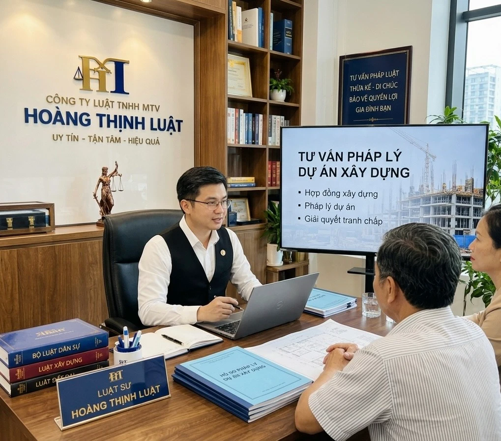 Luật sư Hoàng Thịnh Luật tư vấn pháp lý khi xây nhà cho khách hàng tại TP.HCM